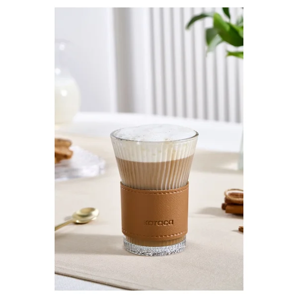 Karaca Kahverengi Leather Cool Touch Latte Bardağı - Görsel 9