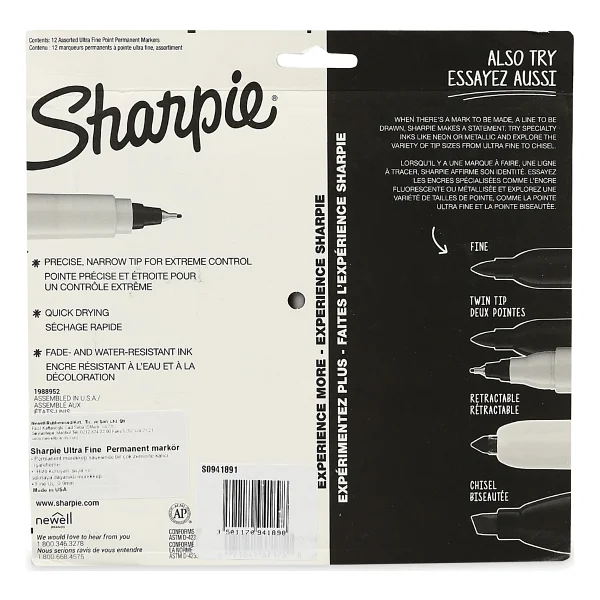 Sharpie Ultra Fine 12'li Permanent Marker Kalem Seti - Görsel 3
