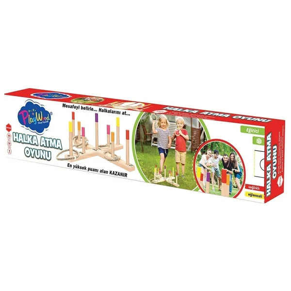 PlayWood Ahşap Halka Atma Oyunu - Görsel 3