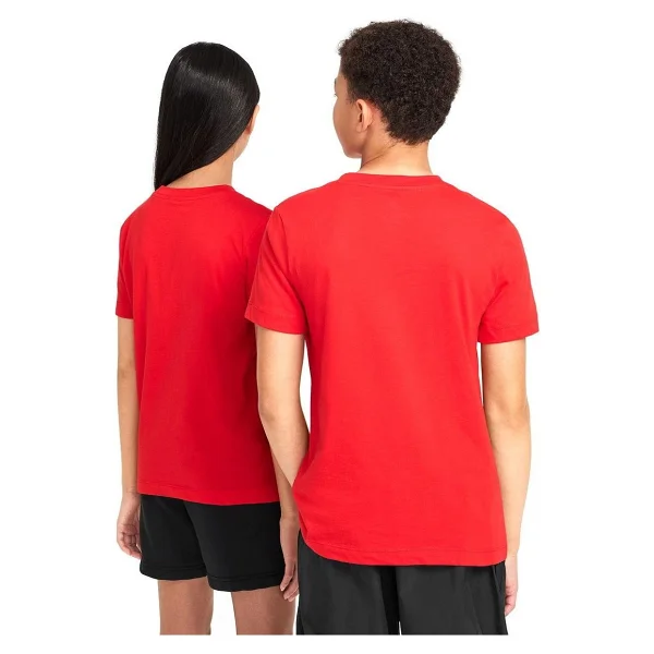 Nike Sportswear FZ5178-657 Kırmızı Kısa Kollu Bisiklet Yaka Çocuk Tişört - Görsel 6
