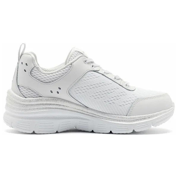 Skechers Fashion Fit 896294TK WSL Beyaz Kadın Spor Ayakkabı - Görsel 9