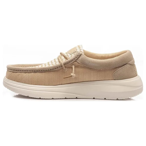 Heydude Wally Comf Woven 43639-0MD Bej Erkek Günlük Ayakkabı - Görsel 3