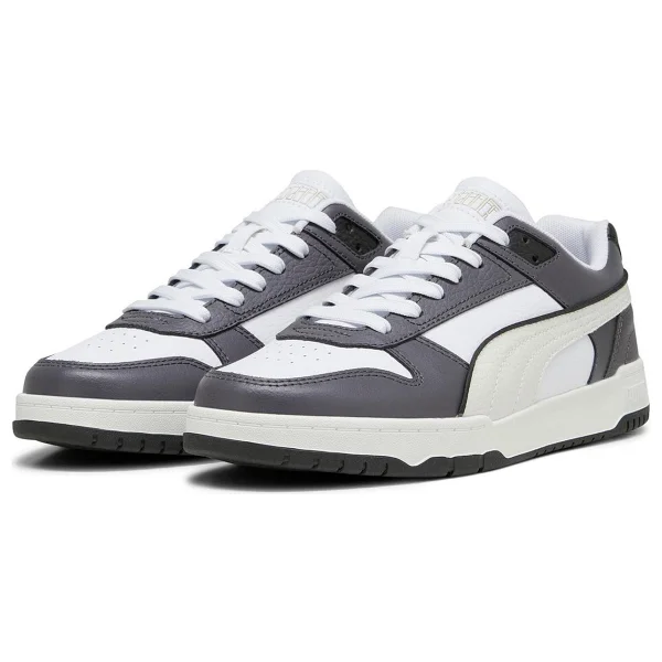 Puma RBD Game Low 386373-22 Siyah-Beyaz-Bej Sneaker - Görsel 7