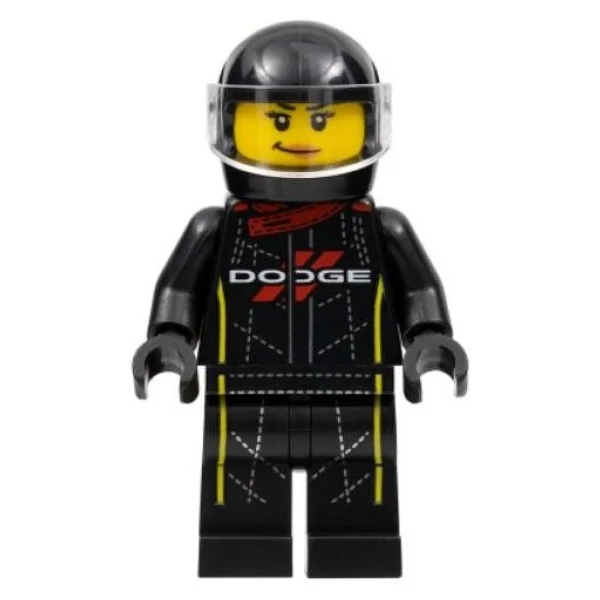 LEGO Minifigür Mopar Dodge//SRT Top Fuel Dragster Driver Sıfır sc090 - Görsel 2