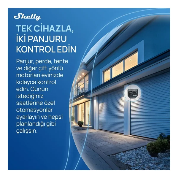 Shelly 2PM Gen4 Wi-Fi Akıllı Röle - Görsel 7