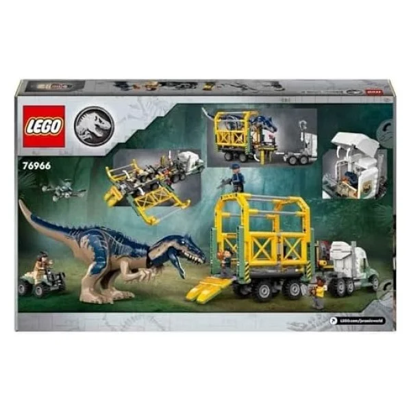 Lego 76966 Jurassic World Dinozor Görevleri Allosaurus Taşıma Kamyonu - Görsel 3