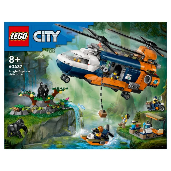 Lego 60437 City Orman Kaşifinin Helikopteri Kamp Yerinde - Görsel 2