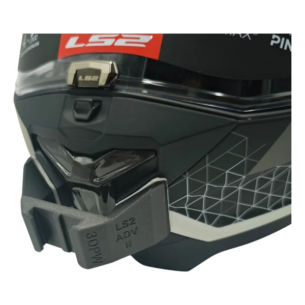3D Part Works Ls2 Advant 2 Kask Orjinal Chinmounts Aksiyon Kamera Chin Mount Çene Bağlantı Aparatı Seti - Görsel 4