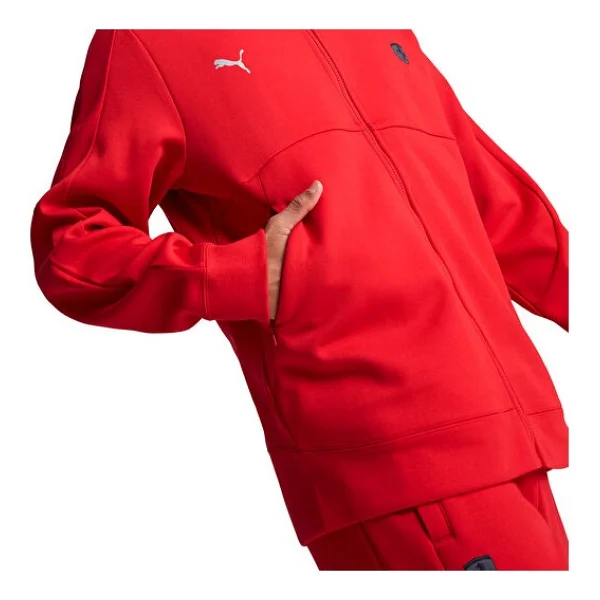 Puma Scuderia Ferrari Style 627094-02 Kırmızı Erkek Eşofman Üstü - Görsel 4