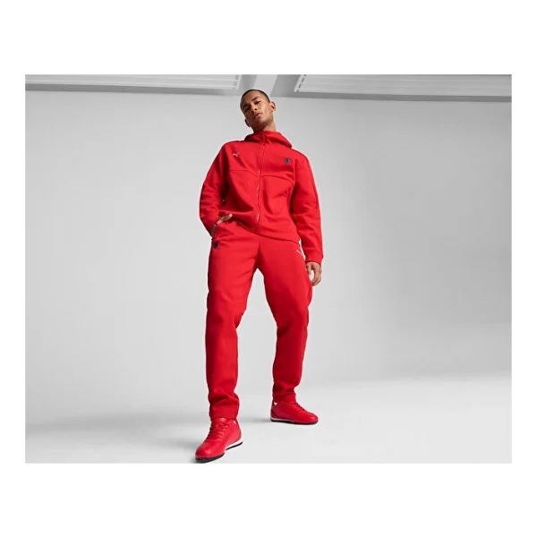 Puma Scuderia Ferrari Style 627094-02 Kırmızı Erkek Eşofman Üstü - Görsel 5