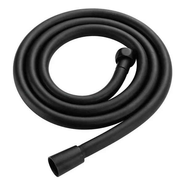 Fause Pvc Black Duş Hortumu 150 cm Pirinç Somon Siyah KDH103-B - Görsel 4