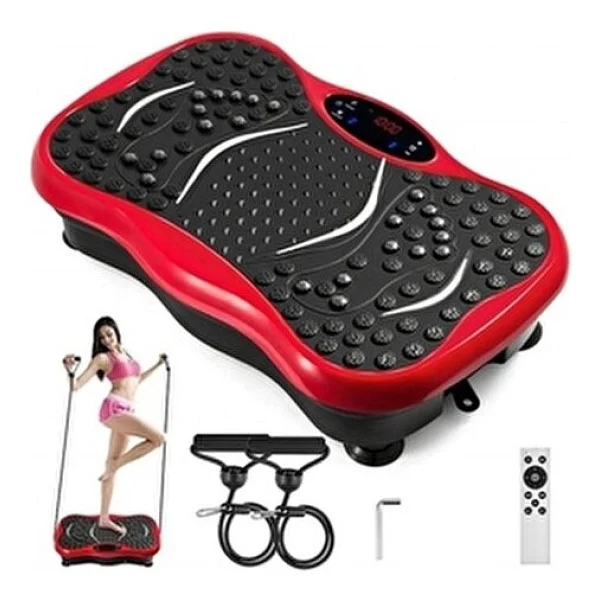 Kumandalı Vibrofitto Titreşimli Egzersiz Fitness Kondisyon Masaj Spor Aleti 50 cm - Kırmızı - Görsel 6