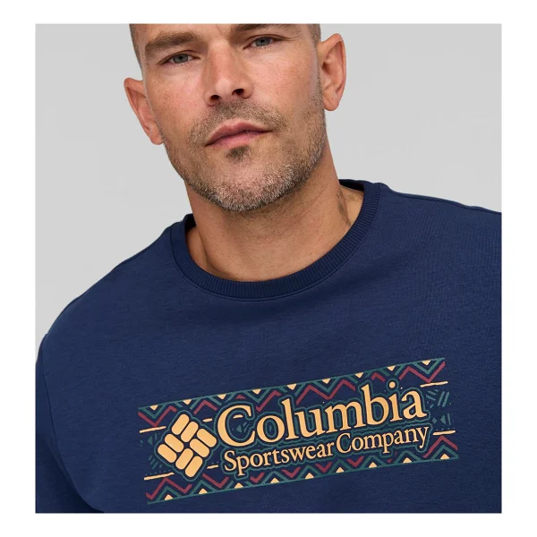 Columbia CSC Branded Blanket CS0442-466 Lacivert Erkek Sweatshirt - Görsel 4