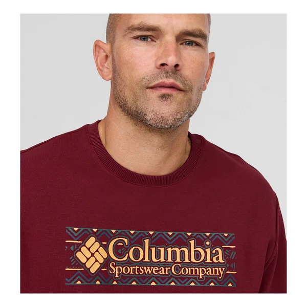Columbia CSC Branded Blanket CS0442-624 Bordo Erkek Sweatshirt - Görsel 4