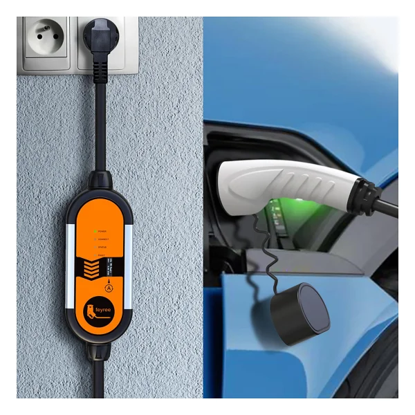 Feyree 10 Metre Ev Prizi 3.5 Kw Elektrikli Araç Taşınabilir Şarj Cihazı Tip-2 Mod 2 - Görsel 7