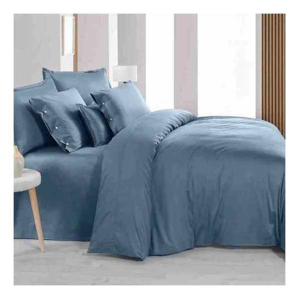 Sarev Monochrome Mocha %100 Pamuk Saten Çift Kişilik Tekli Nevresim - Görsel 6