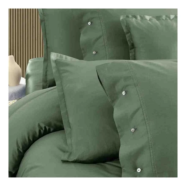 Sarev Monochrome Mocha %100 Pamuk Saten Çift Kişilik Tekli Nevresim - Görsel 8