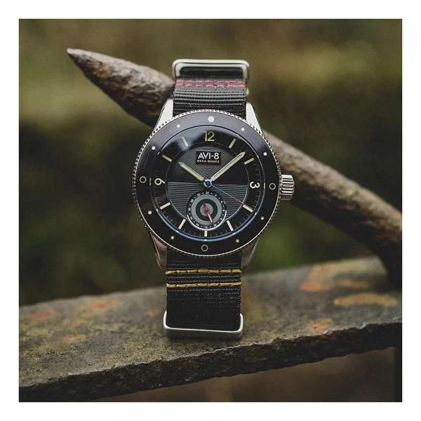 AVI-8 Flyboy Airmaster Sector Meca-Quartz AV-4112 Erkek Kol Saati - Görsel 3