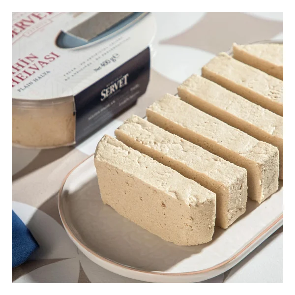 Servet Rafine Şeker İlavesiz - Sade Helva 400g - 400 gr - Görsel 5