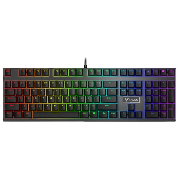 Rapoo V700RGB RGB US Layout Kablolu Mekanik Oyuncu Klavyesi - Görsel 5