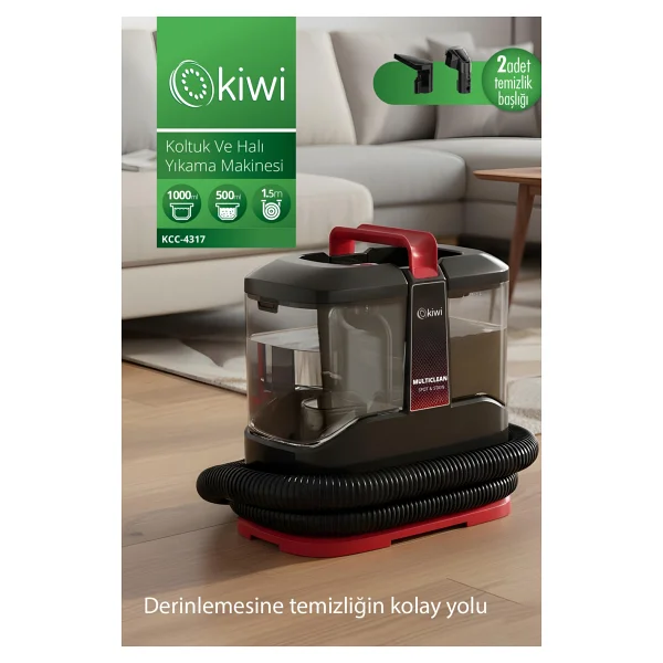 Kiwi KCC-4317 Koltuk ve Halı Yıkama Makinesi - Görsel 2