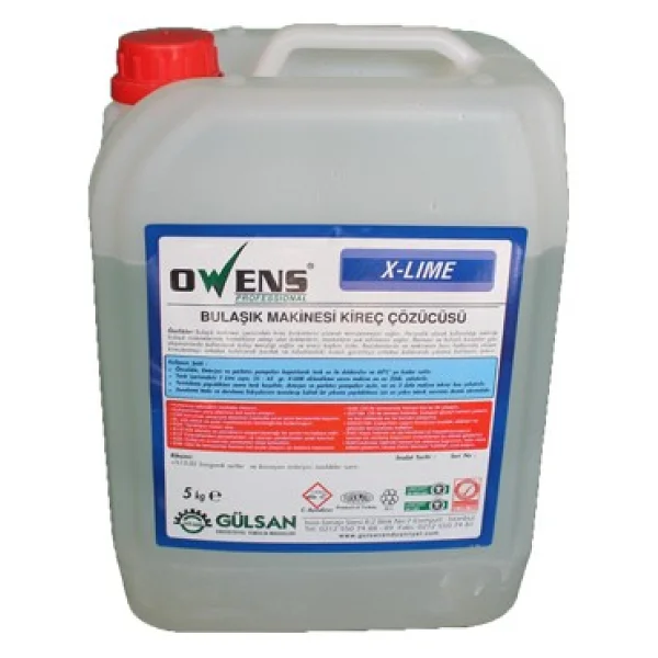 Owens X-Lime Ultra Bulaşık Makinesi Kireç Sökücü 5 kg - Görsel 2