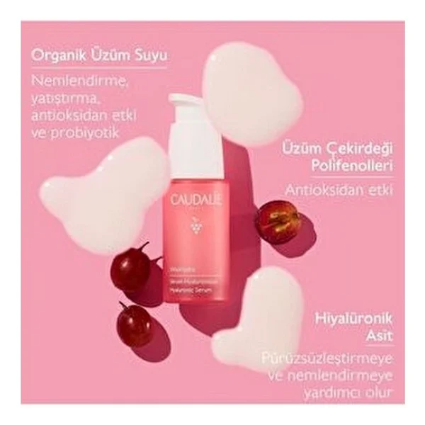 Caudalie VinoHydra Hyaluronic Yüz Serumu 30 ml - Görsel 5
