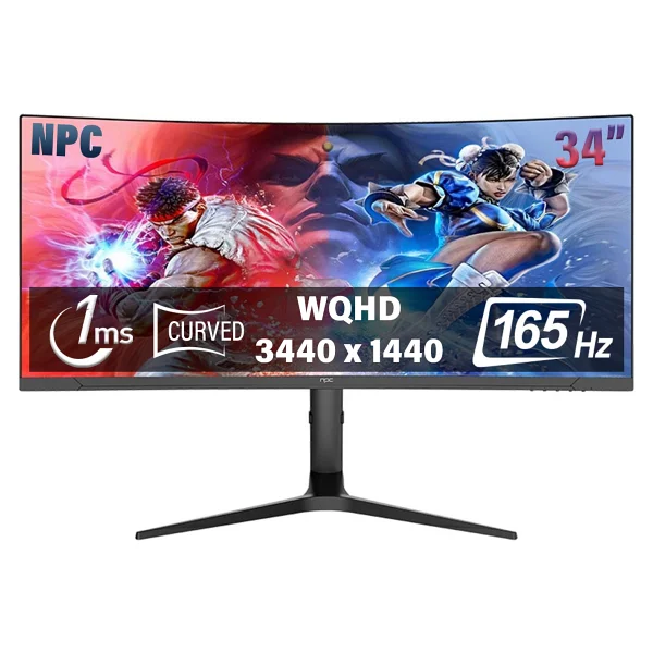 Npc MP3429-Y 34" 1 ms WQHD Curved 165 Hz Oyuncu Monitörü - Görsel 4