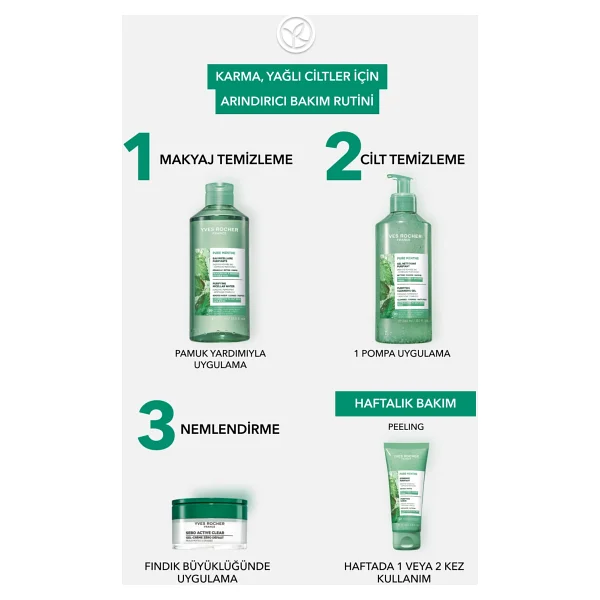 Yves Rocher Pure Menthe Prebiyotik 75 ml Yüz Peeling - Görsel 7