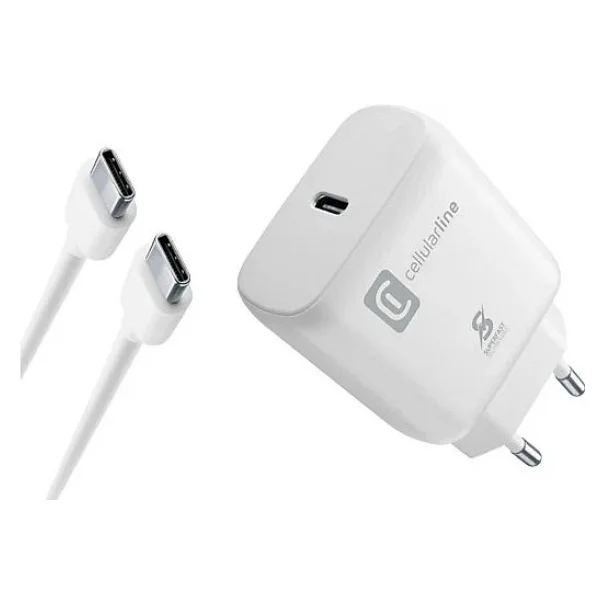 Cellularline 25 W Type-C Kablolu Hızlı Şarj Aleti - Görsel 3
