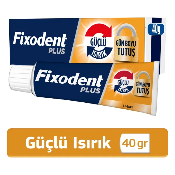 Fixodent Plus Güçlü Isırık 40 gr Protez Diş Yapıştırıcı - Görsel 2
