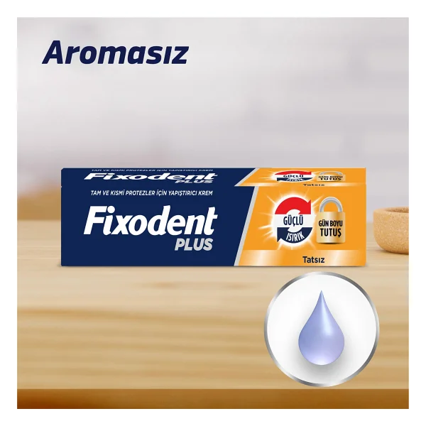 Fixodent Plus Güçlü Isırık 40 gr Protez Diş Yapıştırıcı - Görsel 6
