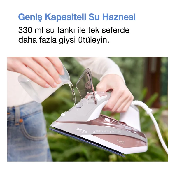Fakir Spring 2600 W Buharlı Ütü - Görsel 5