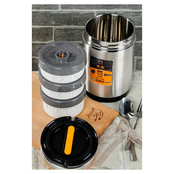 Cooker YK-1090 1.9 lt Çelik Yemek Termosu - Görsel 3