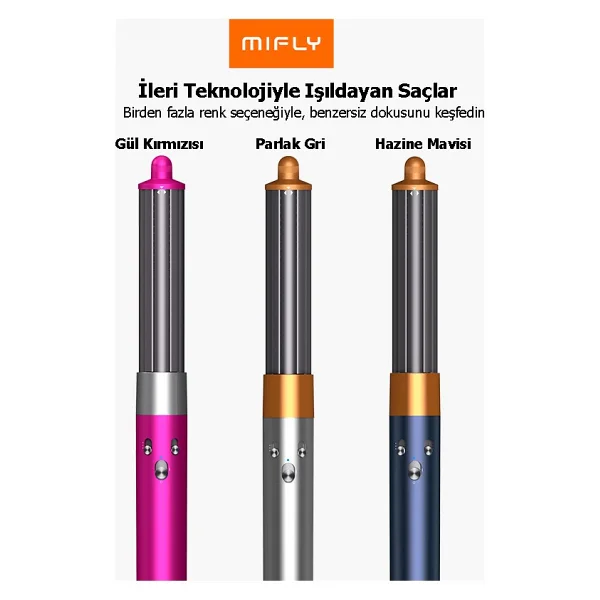 Mifly X9 Mavi Saç Şekillendirme Seti - Görsel 3
