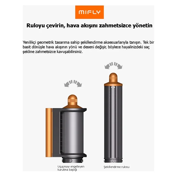 Mifly X9 Mavi Saç Şekillendirme Seti - Görsel 5