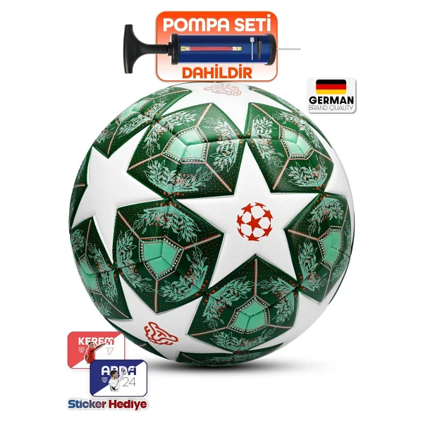 Telvesse Şampiyonlar Ligi Sert Zemin Halı Saha Futbol Topu No:5 - Görsel 10