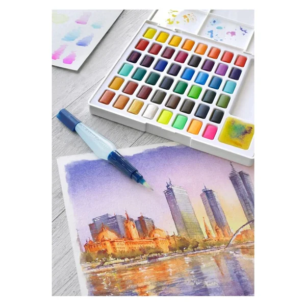 Faber-Castell Creative Studio 48'li Tablet Sulu Boya - Görsel 2
