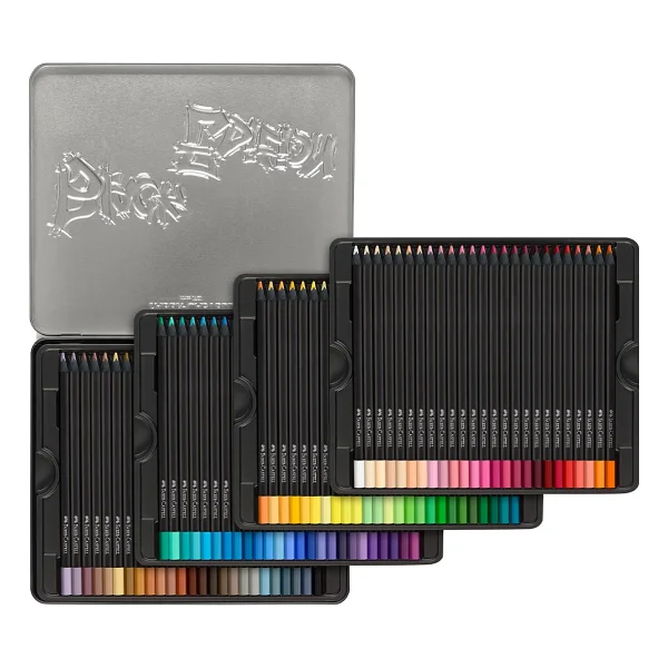 Faber-Castell Black Edition Metal Kutu 100'lü Kuru Boya Seti - Görsel 2