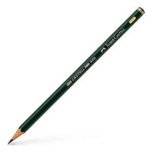 Faber-Castell 9000 Dereceli 2B Kurşun Kalem - Görsel 2