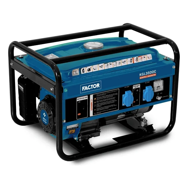 Factor KGL3500C 3.5 kVa İpli Benzinli Jeneratör - Görsel 2