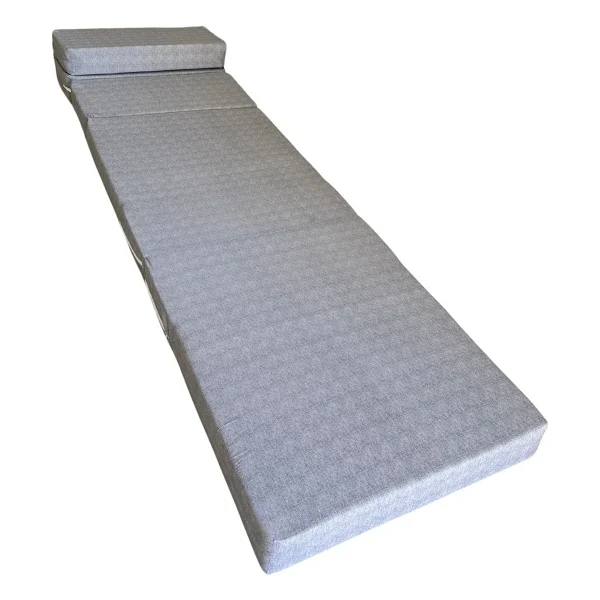 Tek Kişilik Katlanır Koltuk Katlanır Yatak Kanepe Yer Yatağı Tek Kişilik GRİ-65X160X10 cm - Çok Renkli - 65 x 170 cm - Görsel 4
