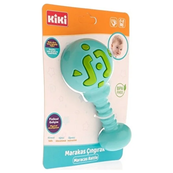 Kiki 4'lü Çıngırak Seti Unisex Bebekler İçin Eğlenceli ve Renkli Tasarım 0-2 Yaş - Görsel 5