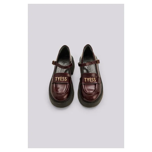 Tyess BG Store Kız Çocuk Bordo Ayakkabı - Görsel 5