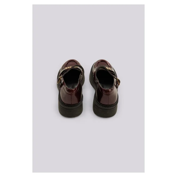 Tyess BG Store Kız Çocuk Bordo Ayakkabı - Görsel 2