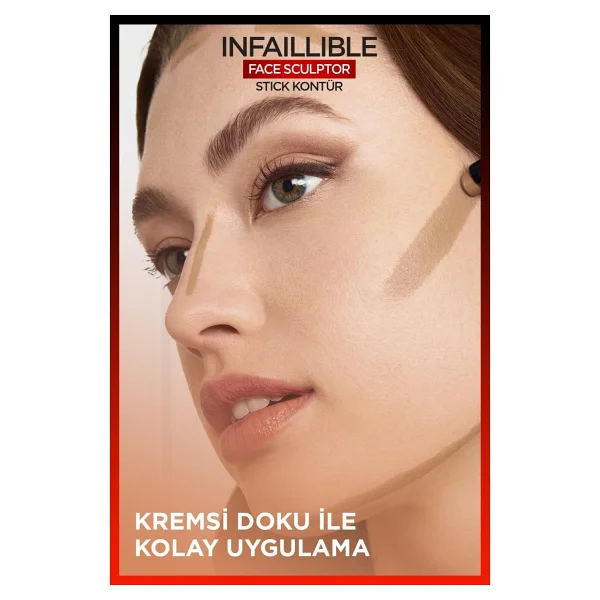 L'Oreal Paris Infaillible Face Sculptor 1 Fair Stick Kontür - Görsel 6