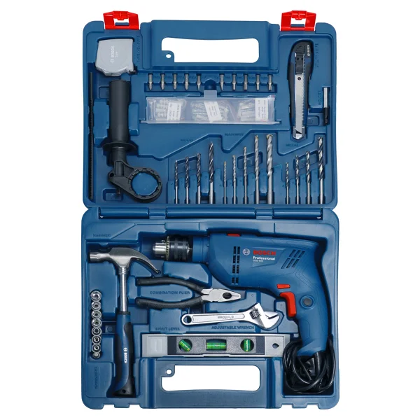 Bosch GSB 600 Darbeli Matkap + 100 Parça Aksesuar Seti - Görsel 10