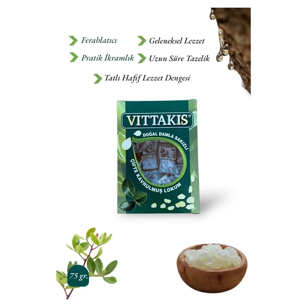 Vittakis Doğal Damla Sakızlı Salep 250 gr - Görsel 6