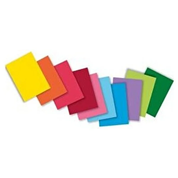Adel Fon Kartonu 25x35 cm Karışık Renklerde 10 Adet 160 g Yaratıcı Çalışmalar İçin - Görsel 2