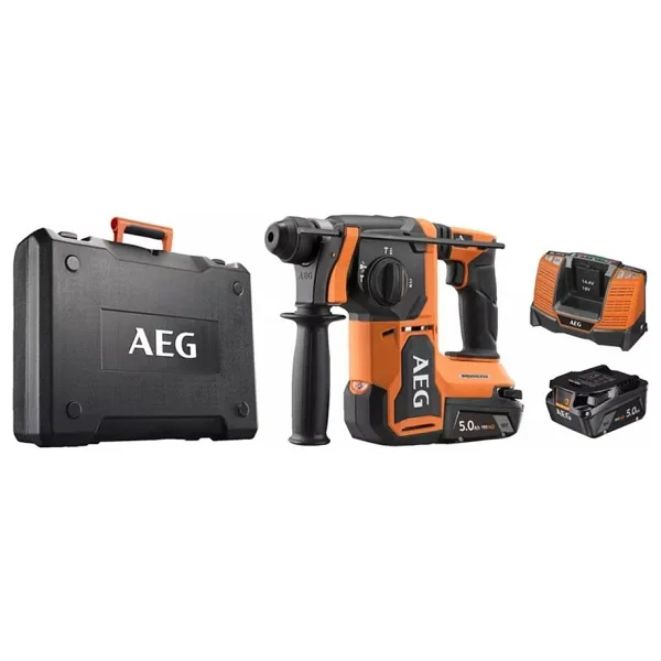 AEG BBH 18BL2-602C Çift Akülü 6 Ah Kırıcı-Delici - Görsel 6